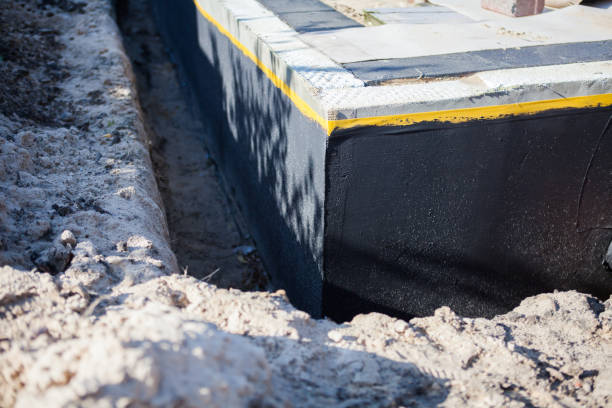Residential Waterproofing installation at a Prospect Park, NJ home by SJ Waterproofing Pros